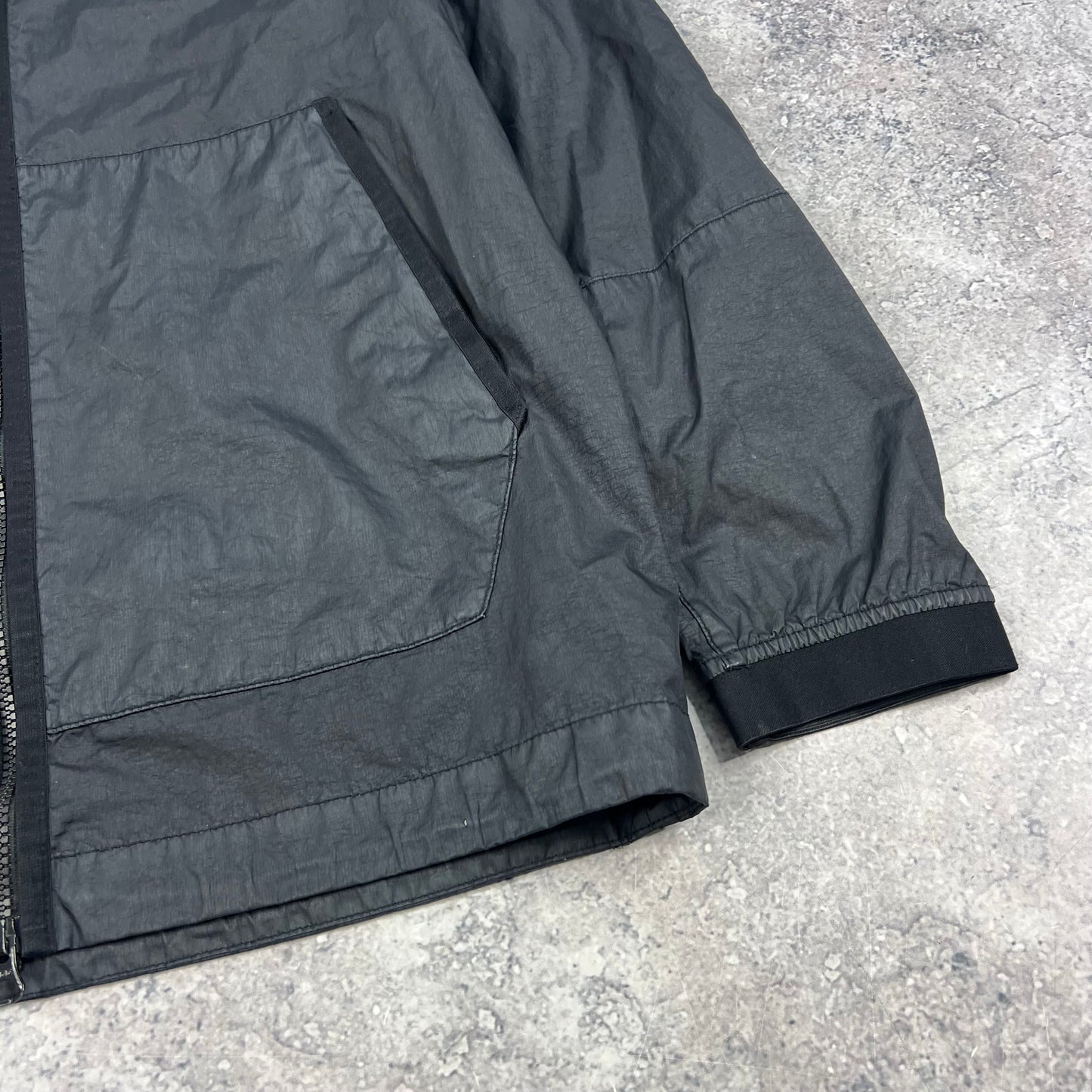 Stone Island Black Membrana Jacket Small 20.5”