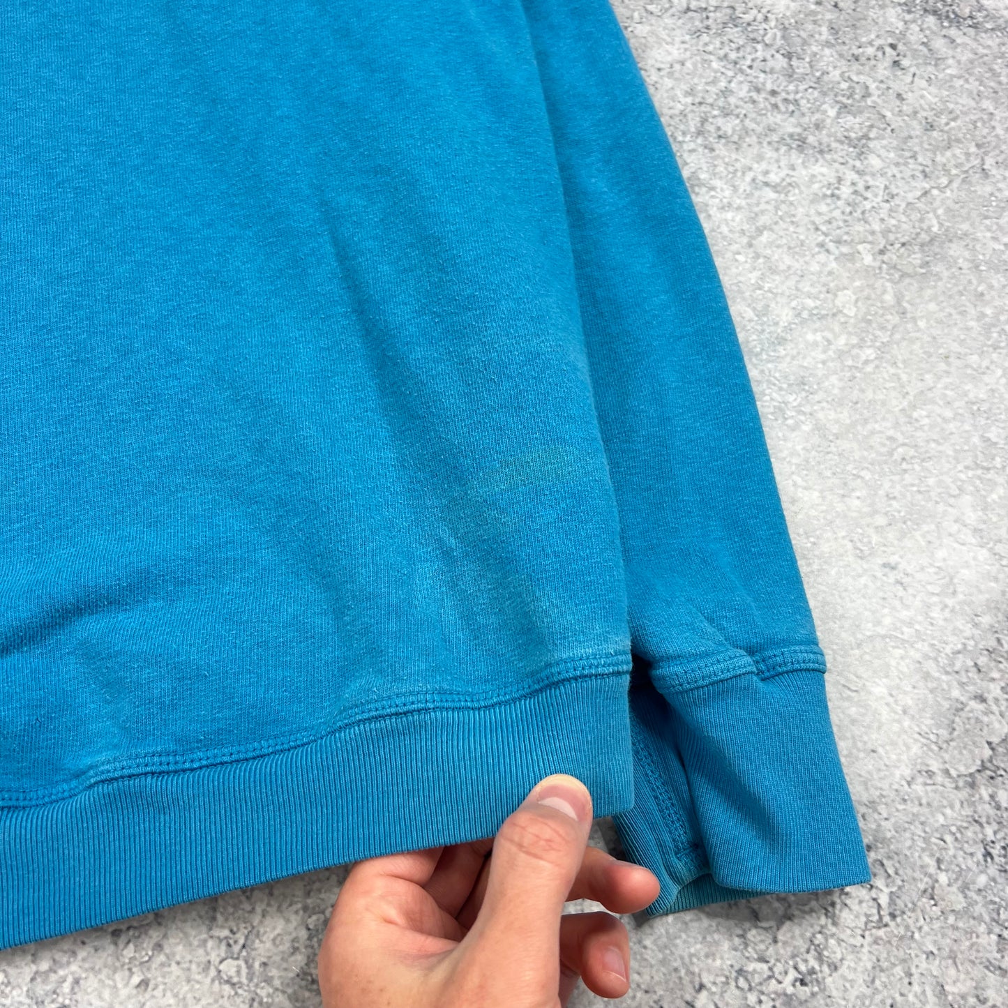 Stone Island Blue Sweatshirt Medium 21”