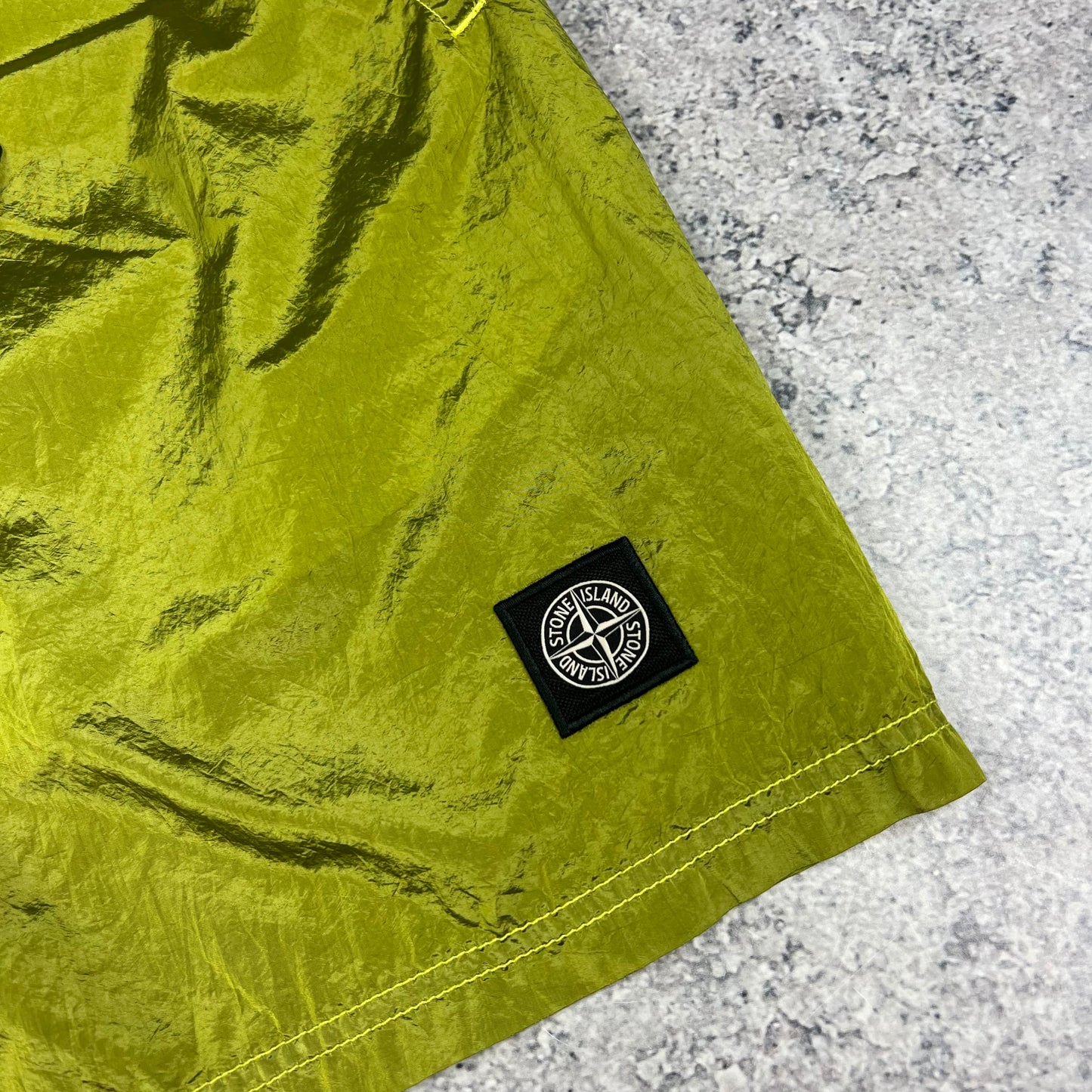 Stone Island Lime Nylon Metal Swimshorts 3XL 36-38” BNWT
