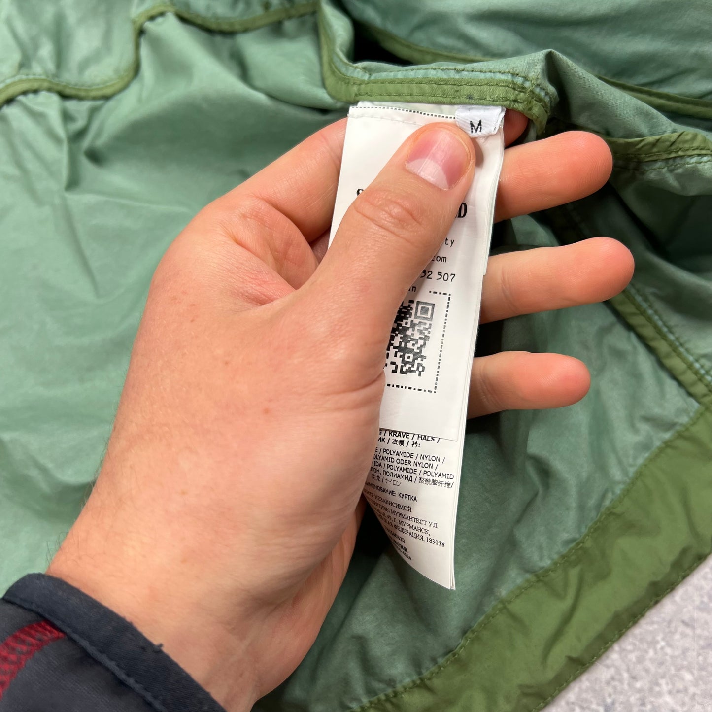 Stone Island Green Naslan Light Watro Jacket Medium 21”