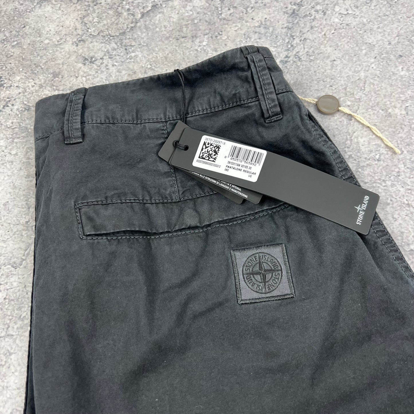 Stone Island Grey Patch Cargo Trousers W30” BNWT