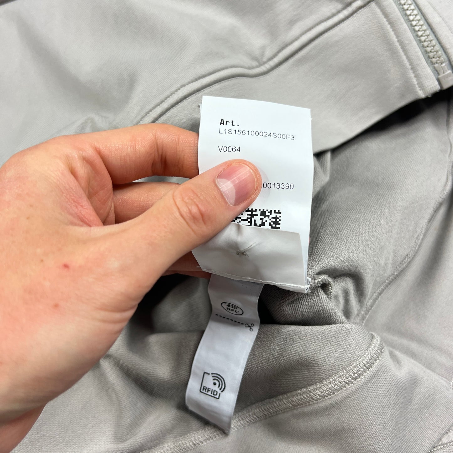 Stone Island Grey Ghost Cotton Stretch Hoodie BNWT