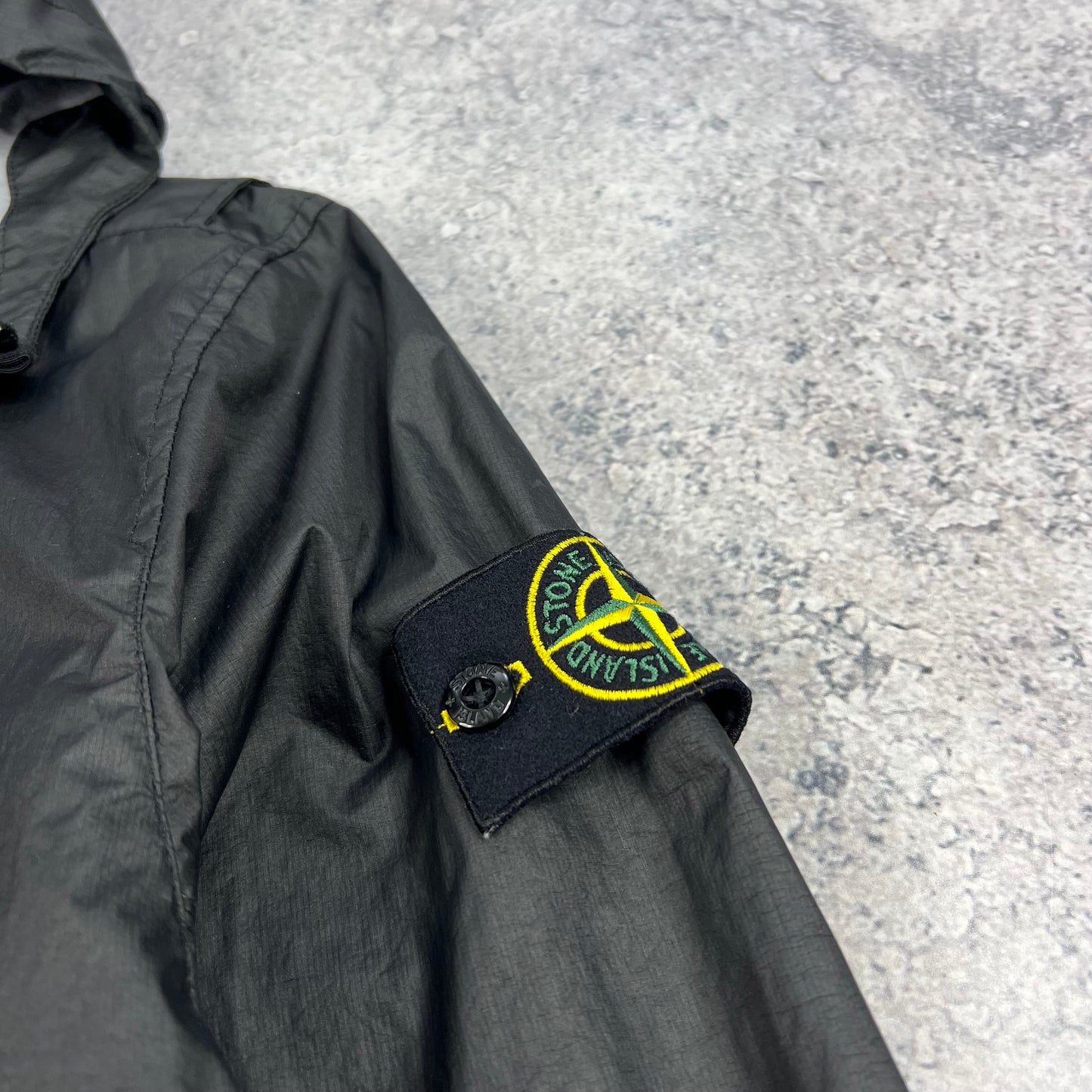 Stone Island Black Membrana Jacket Medium 22”
