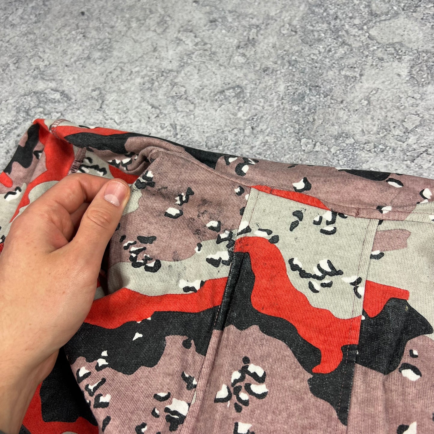 Stone Island Desert Camo Hoodie Medium 22.25”