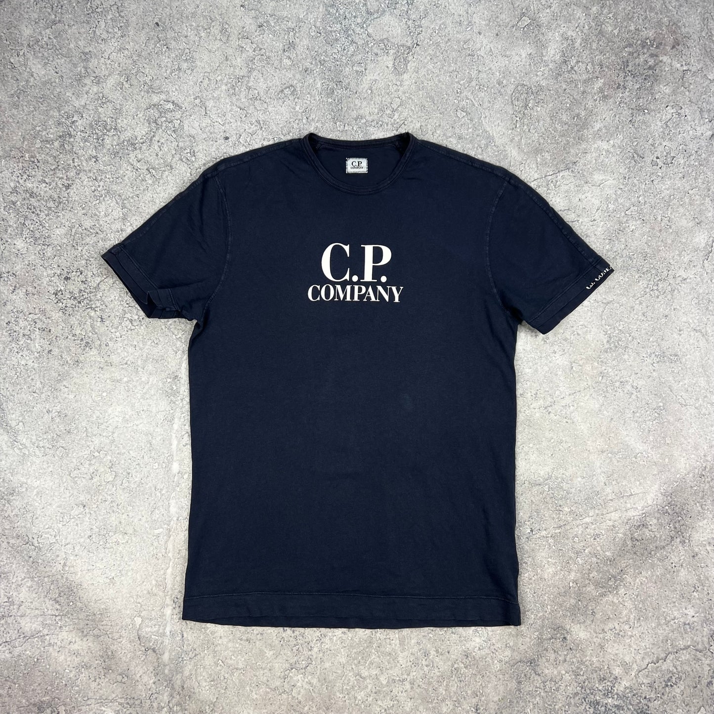 CP Company Navy T-Shirt Medium 19.75”