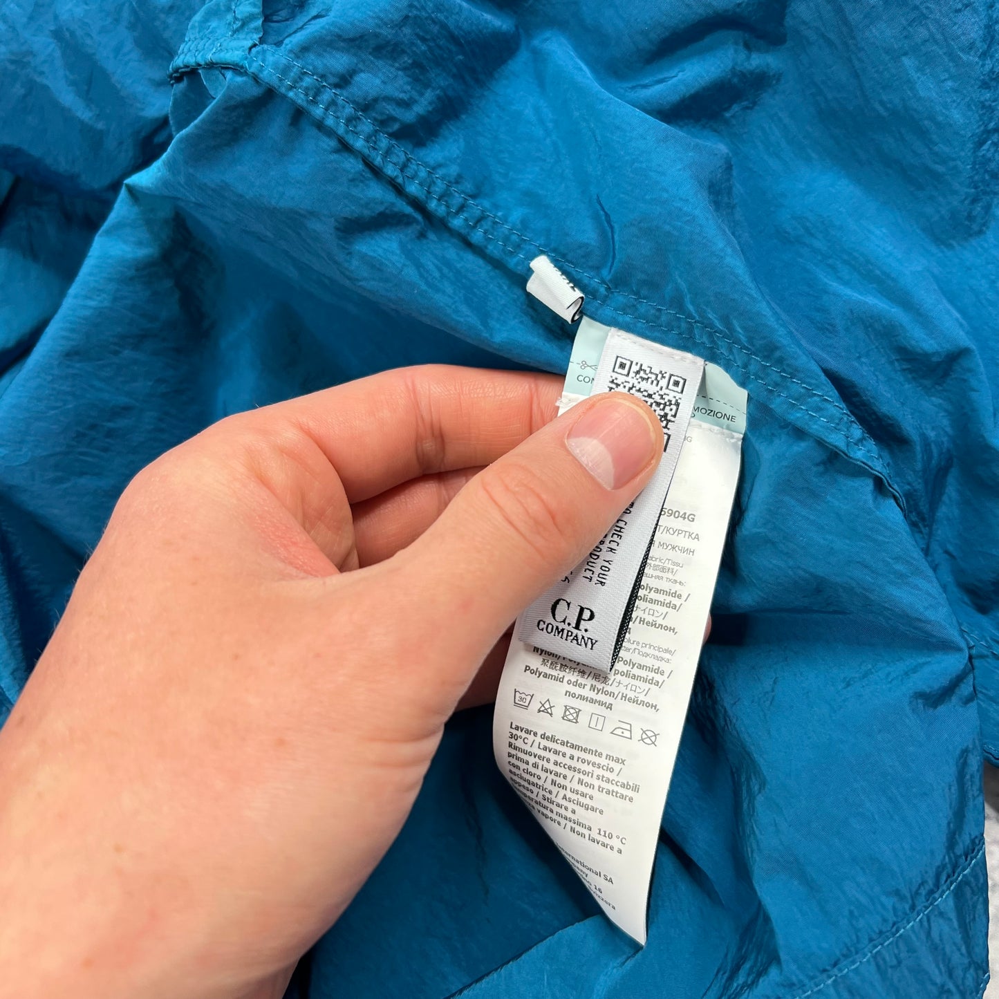 CP Company Blue Chrome Lens Jacket 3XL 25” BNWT