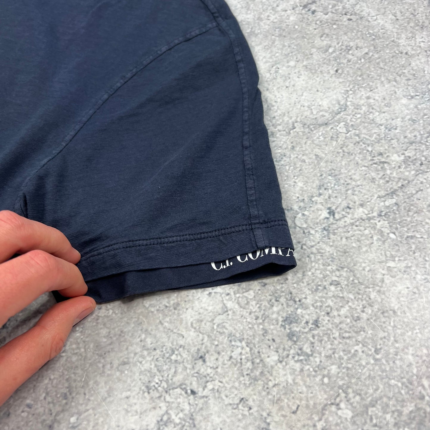 CP Company Navy T-Shirt Medium 19.75”