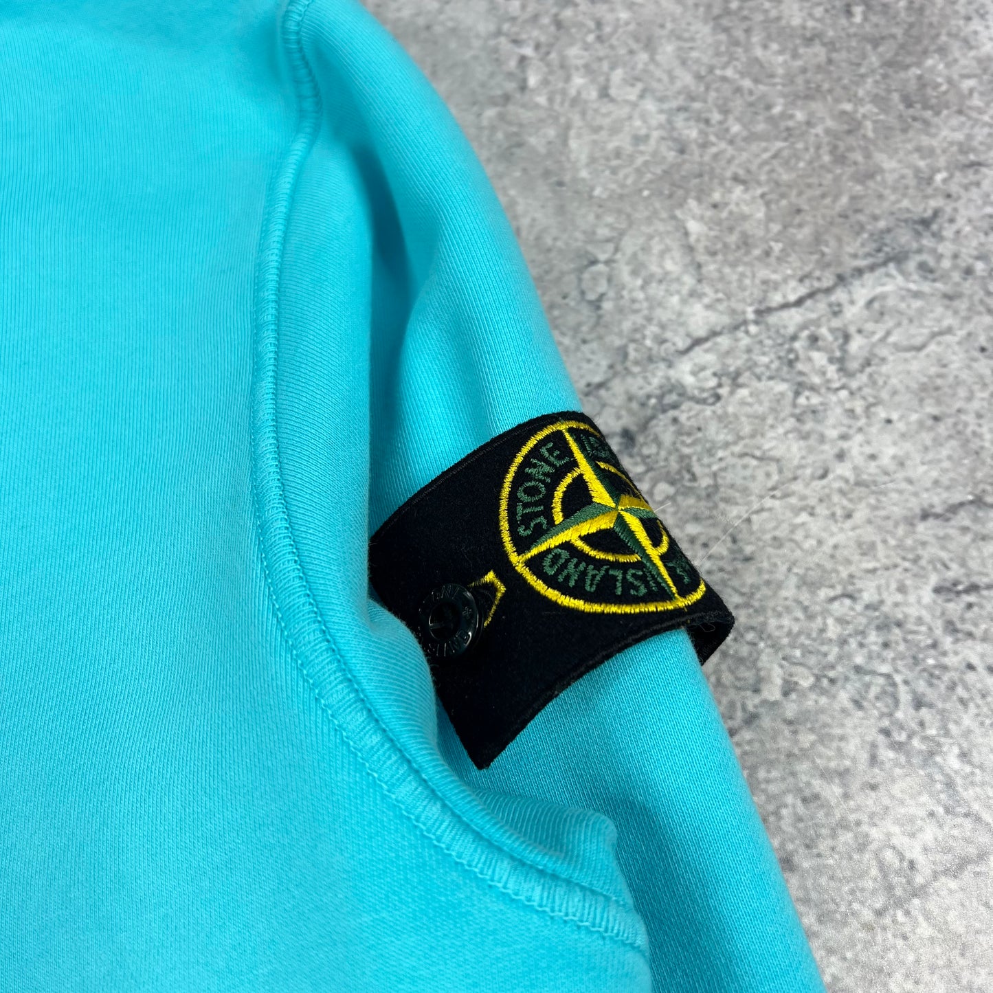 Stone Island Light Blue Sweatshirt Small 21”