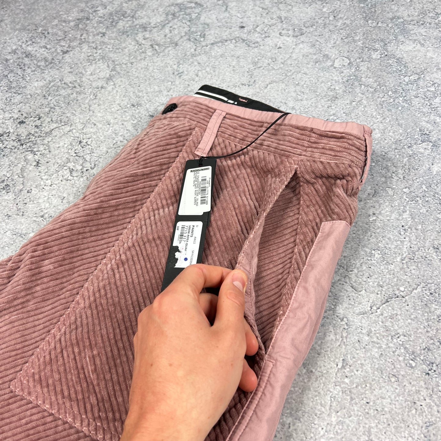 Stone Island Rose Corduroy Trousers W32-34” BNWT