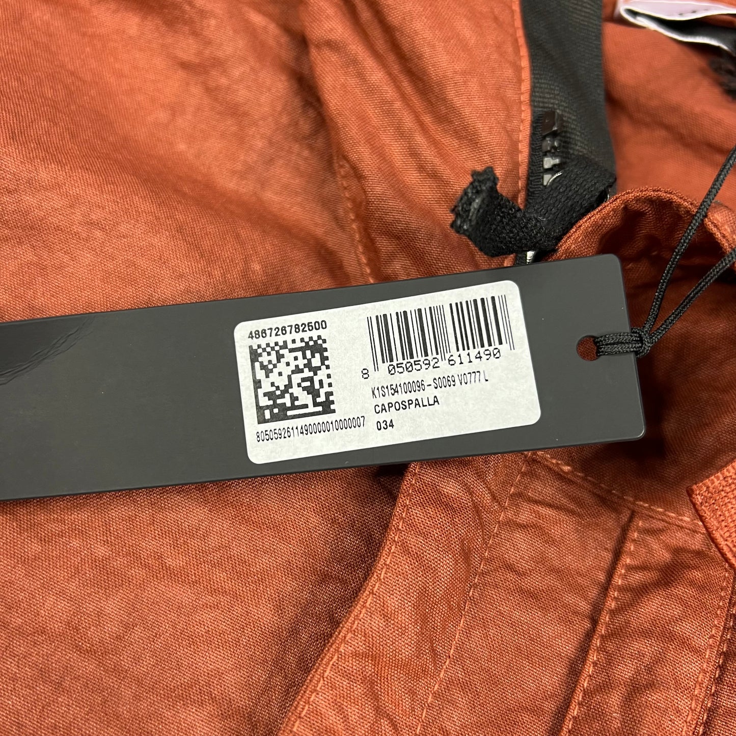 Stone Island Organic Nylon Panama Jacket Large 25.5” BNWT