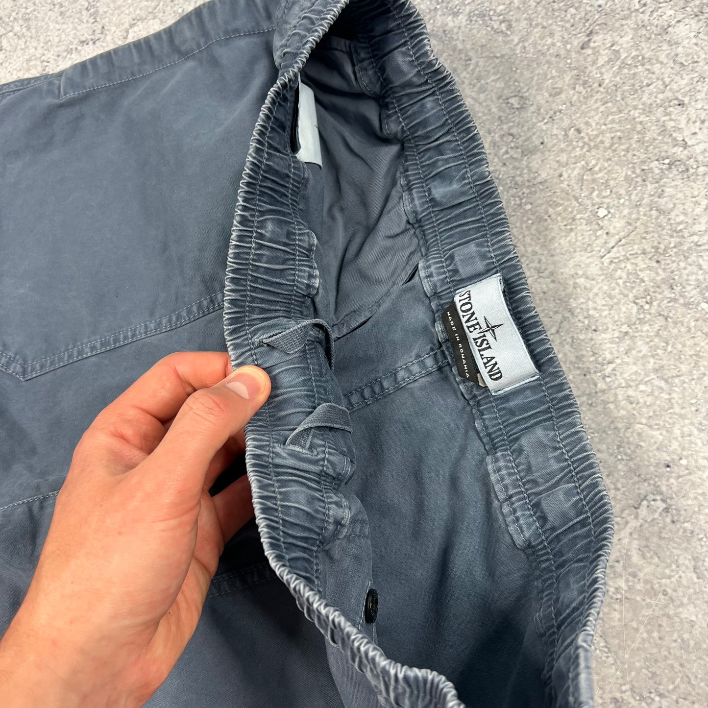Stone Island Blue Comfort Cargo Shorts W30”