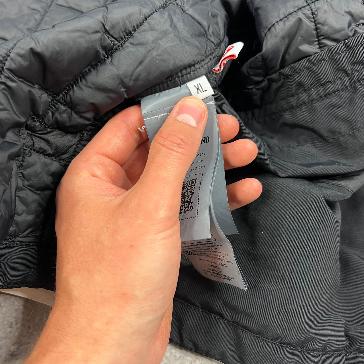 Stone Island Black Quilted Nylon Stella Primaloft Gilet XL 26” BNWT