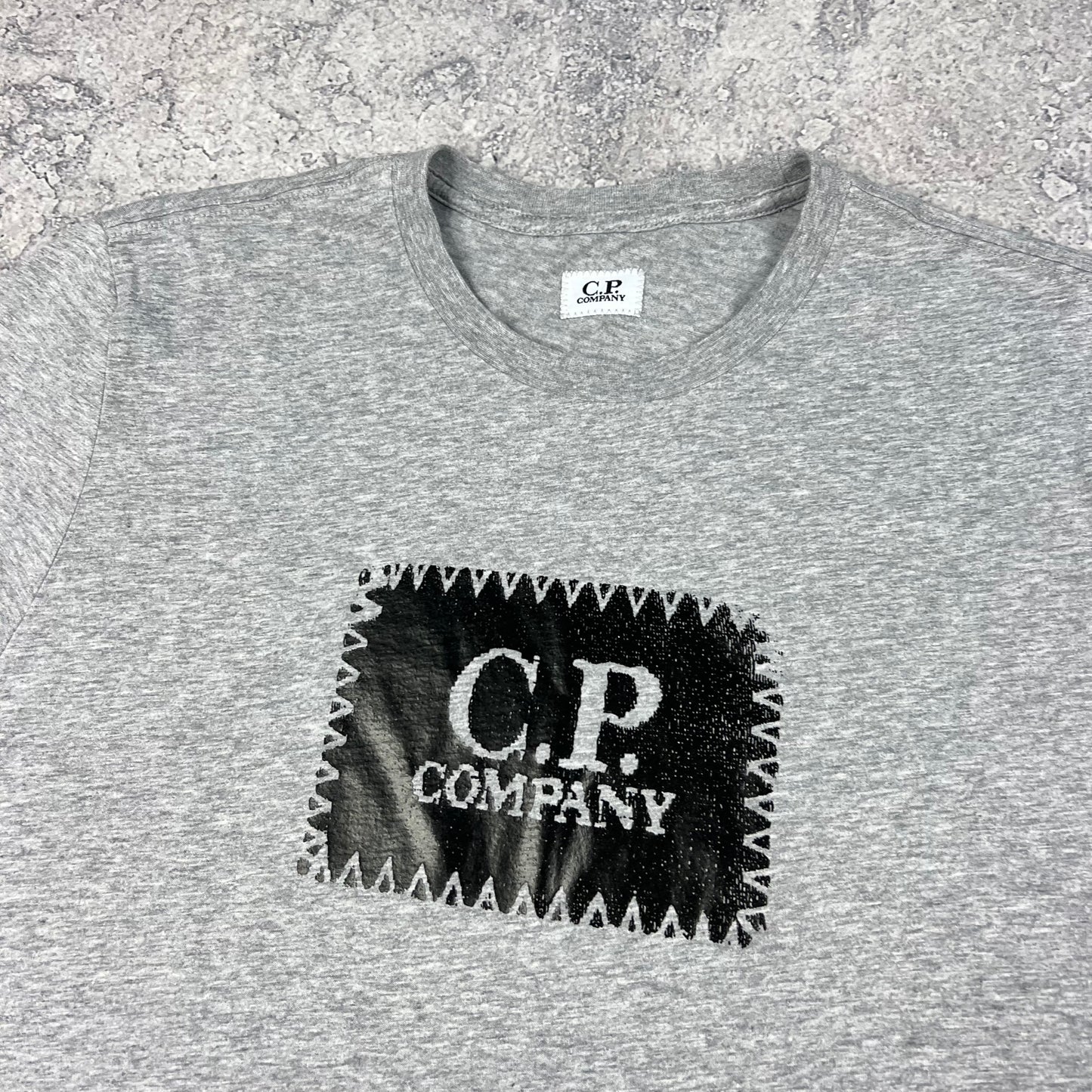 CP Company Grey Logo T-Shirt Medium 20.75”
