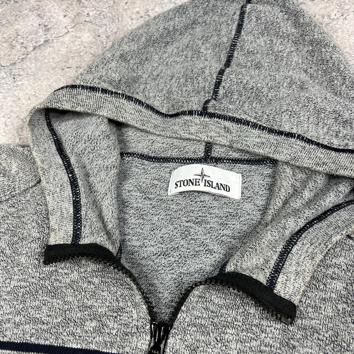 Stone Island Marina Knit Hoodie Large 20.75”