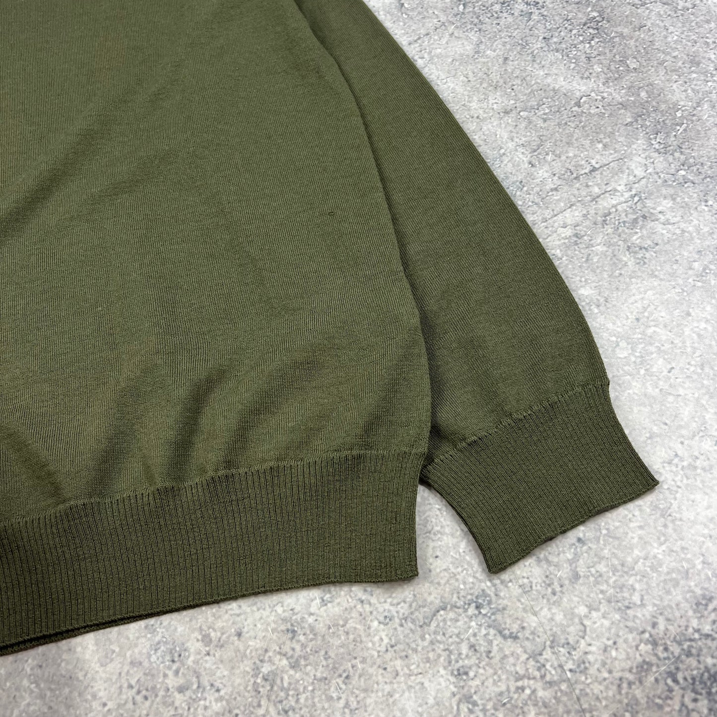 Stone Island Khaki Ghost Turtleneck Knit Jumper XL 23.5” BNWT