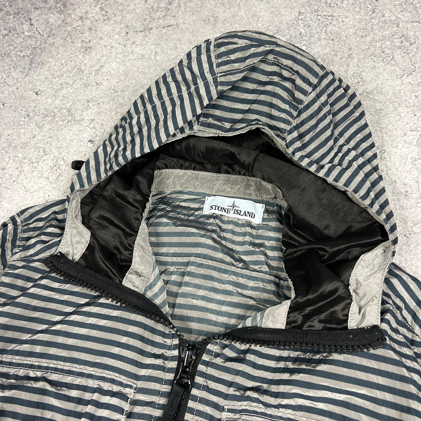 Stone Island Marina Nylon Metal Hooded Jacket Small 18.5”