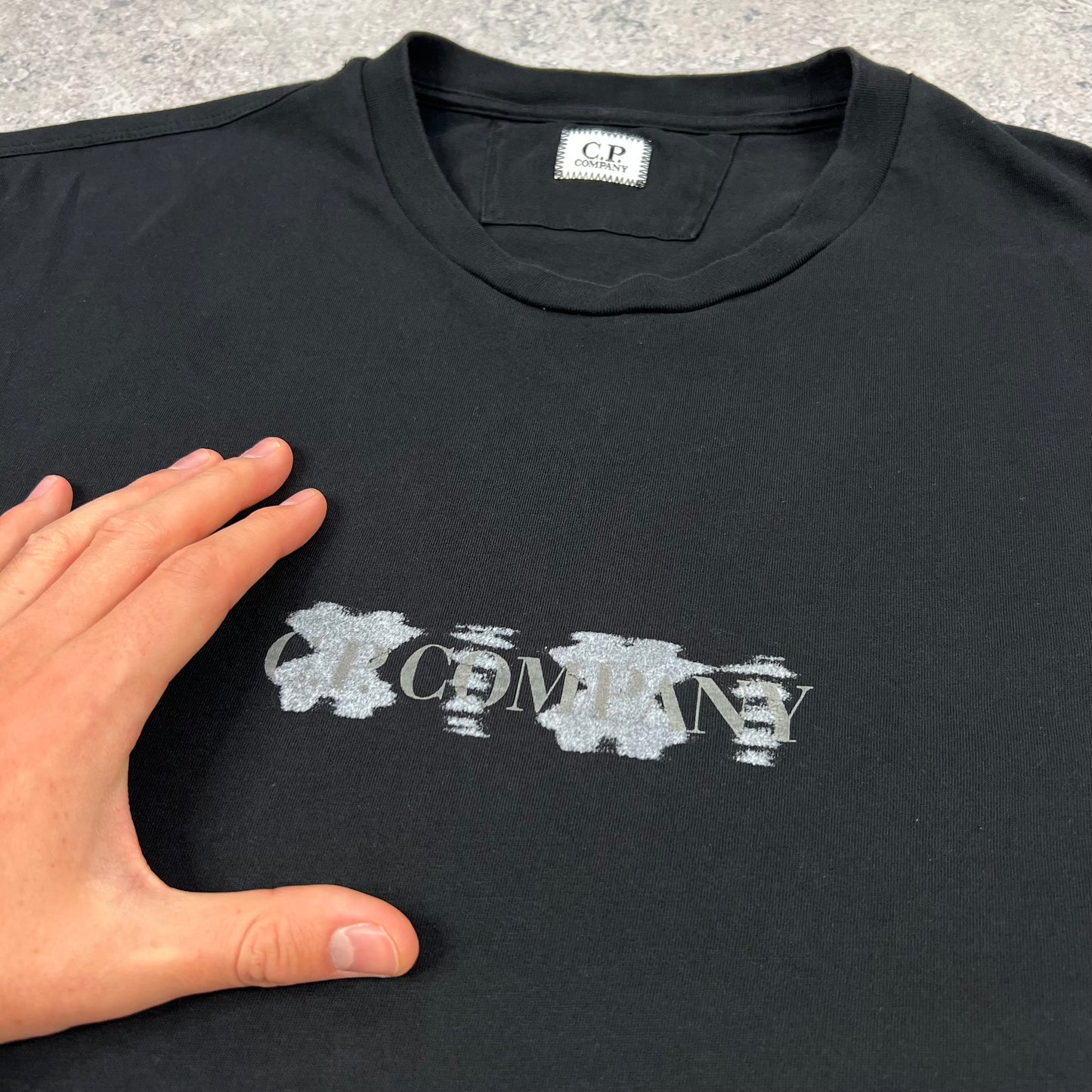 CP Company Black T-Shirt 2XL 23.75”