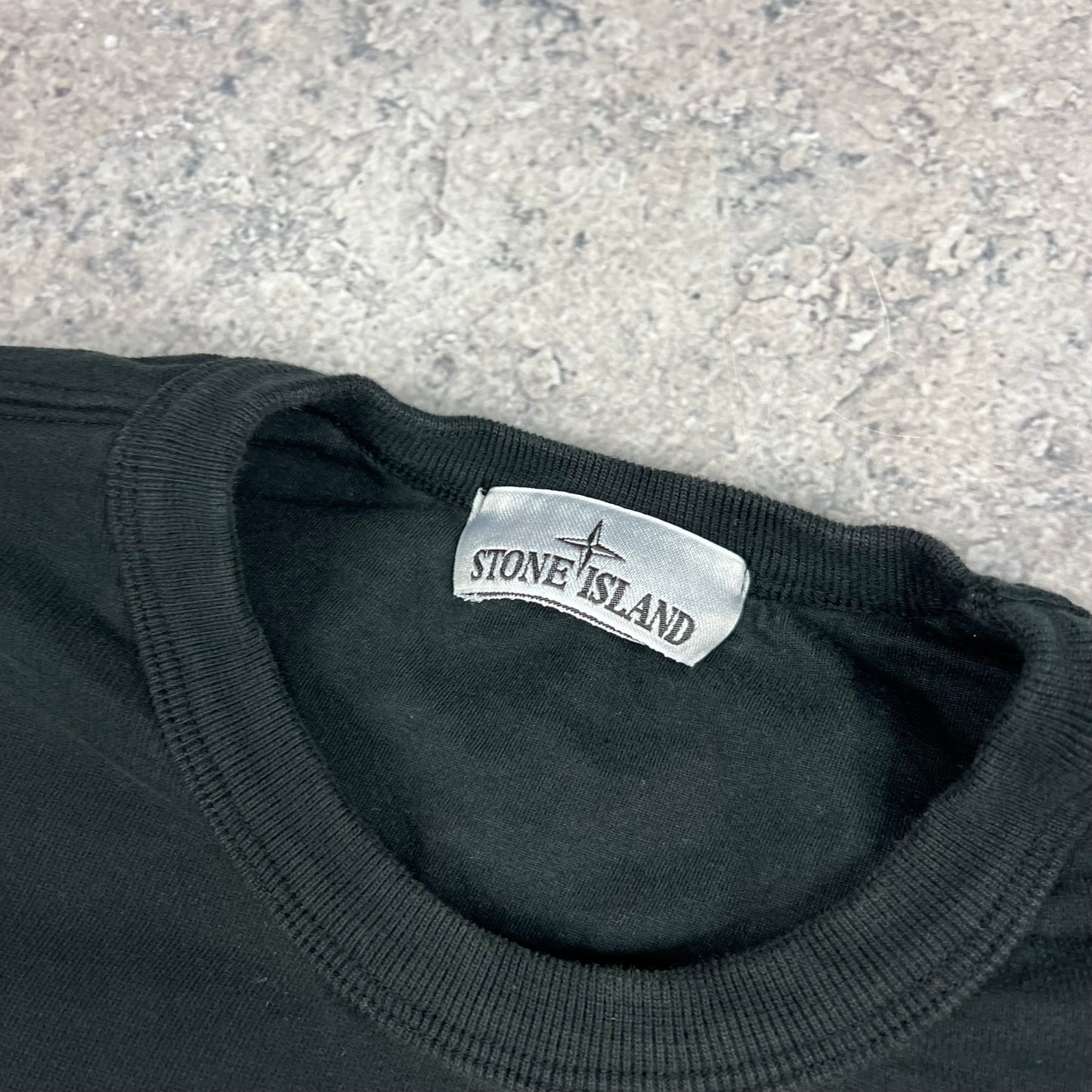 Stone Island Black Sweatshirt Medium 21”