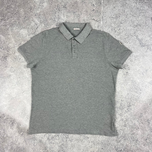 Moncler Grey Polo Shirt XL 23”