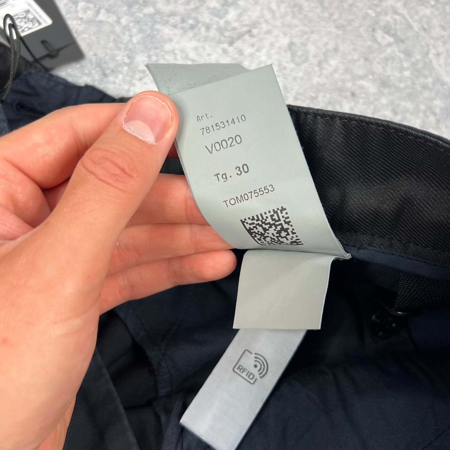 Stone Island Navy Slim Cargo Trousers W30-31” BNWT