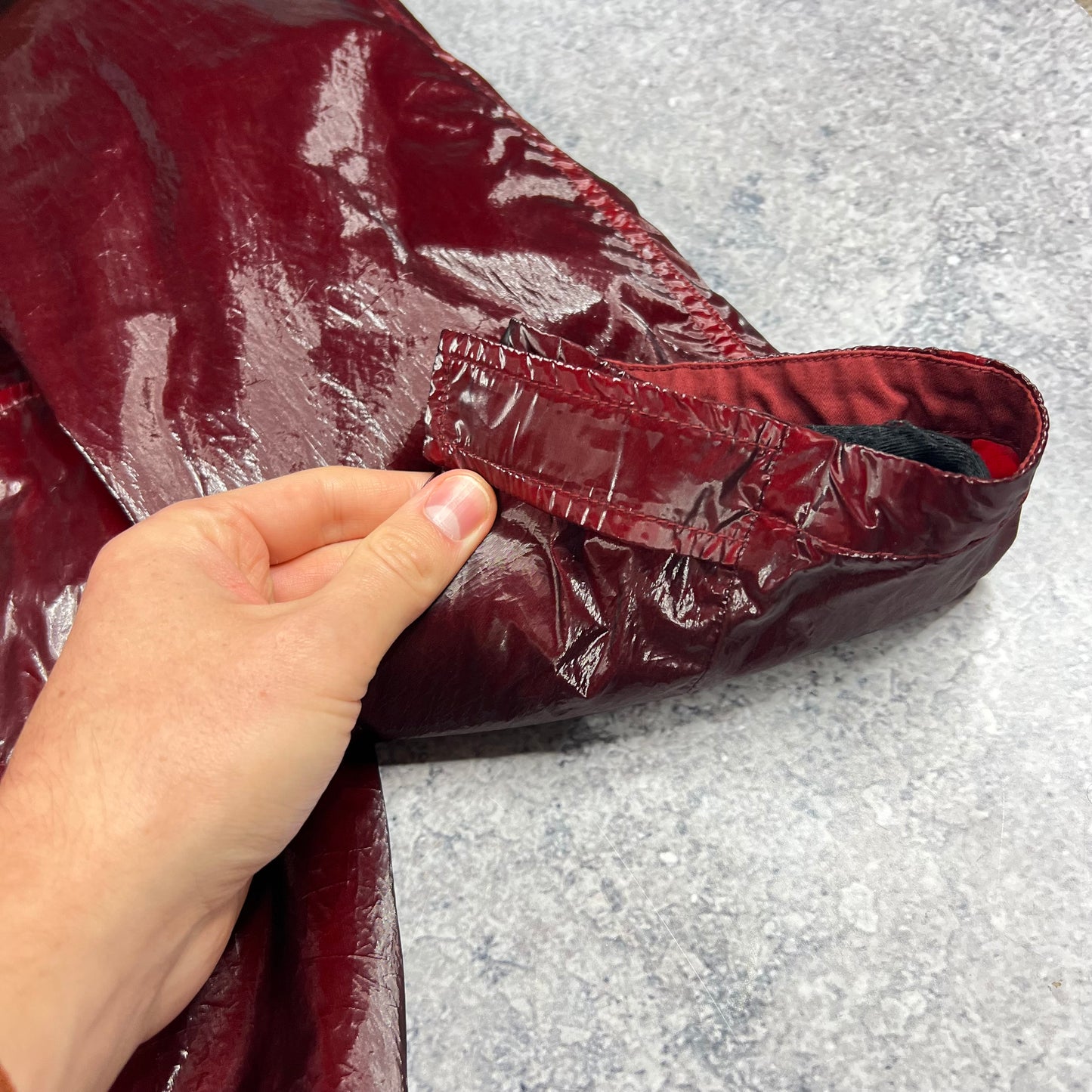 Stone Island x Supreme New Silk Light Red Jacket Medium 23”