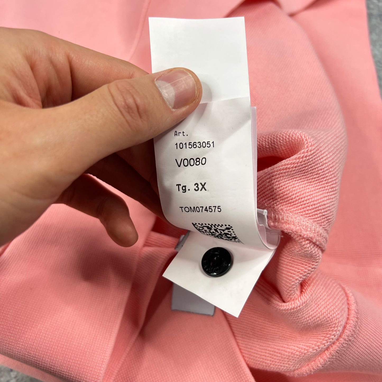 Stone Island Pink Sweatshirt 3XL 27” BNWT