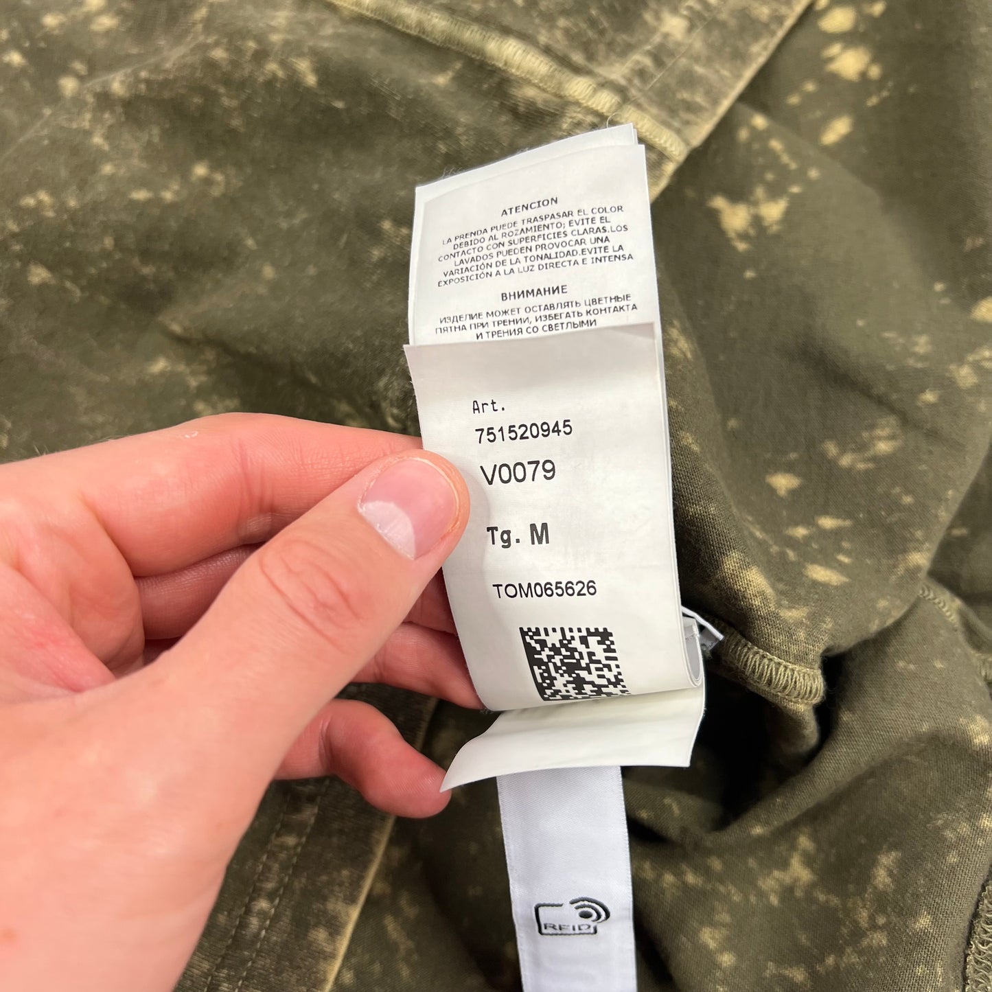 Stone Island Khaki OVD T-Shirt Medium 20.75” BNWT