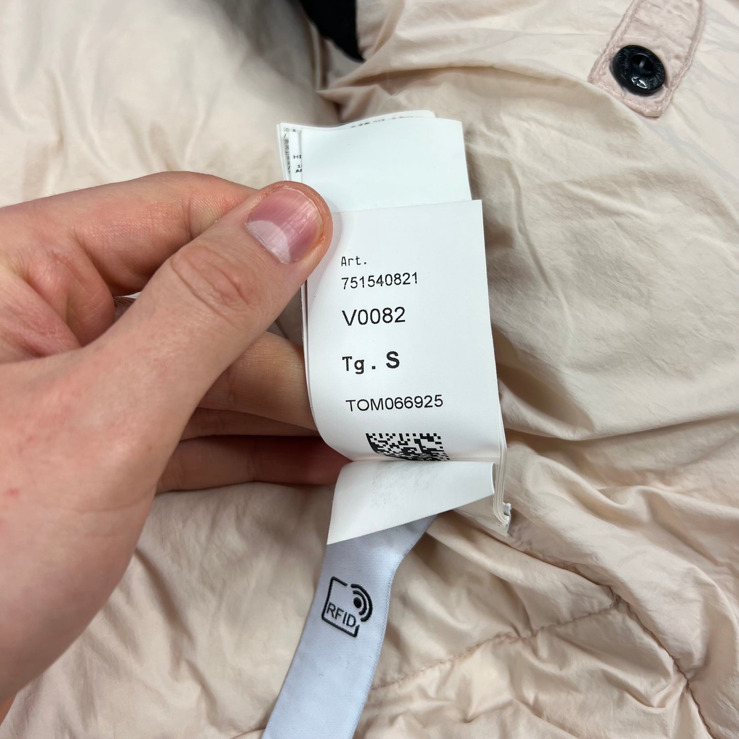 Stone Island Nylon Raso Down TC Down Jacket Small 21.75”
