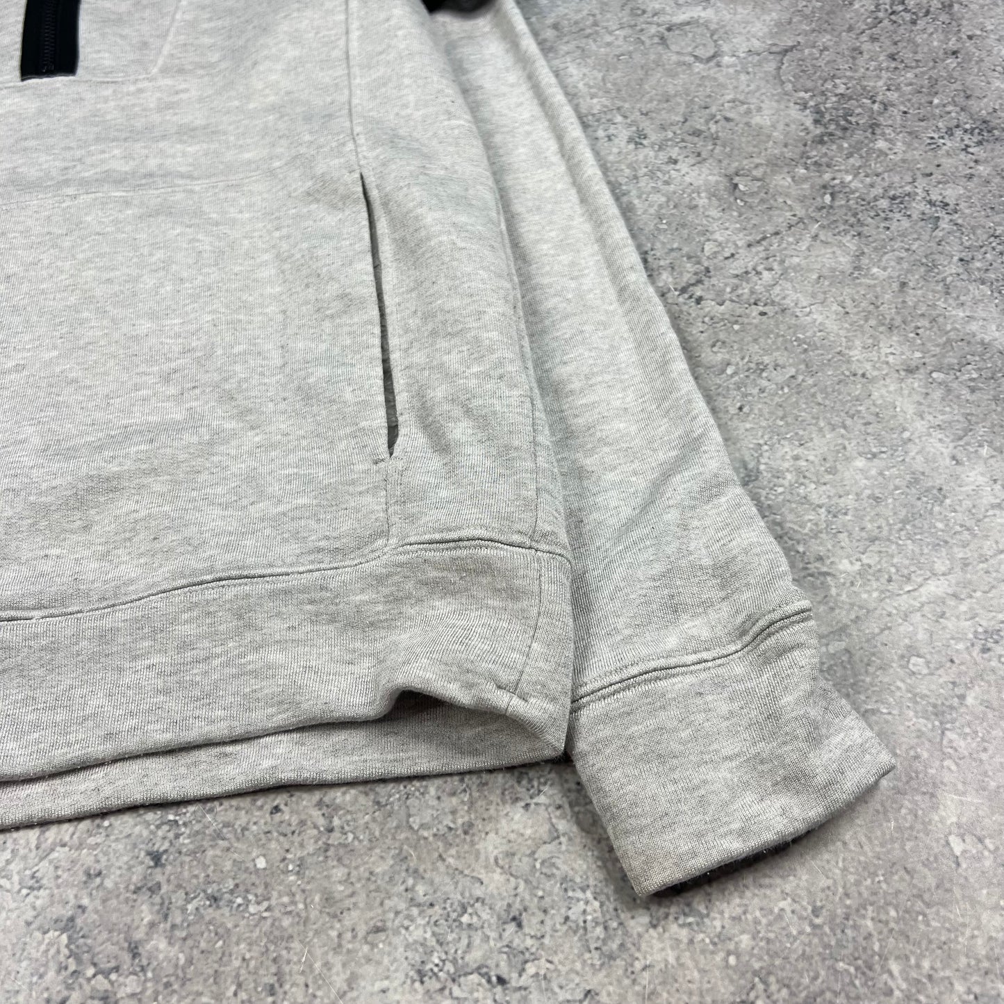 Stone Island Grey Nylon Metal Hoodie Small 19.25”