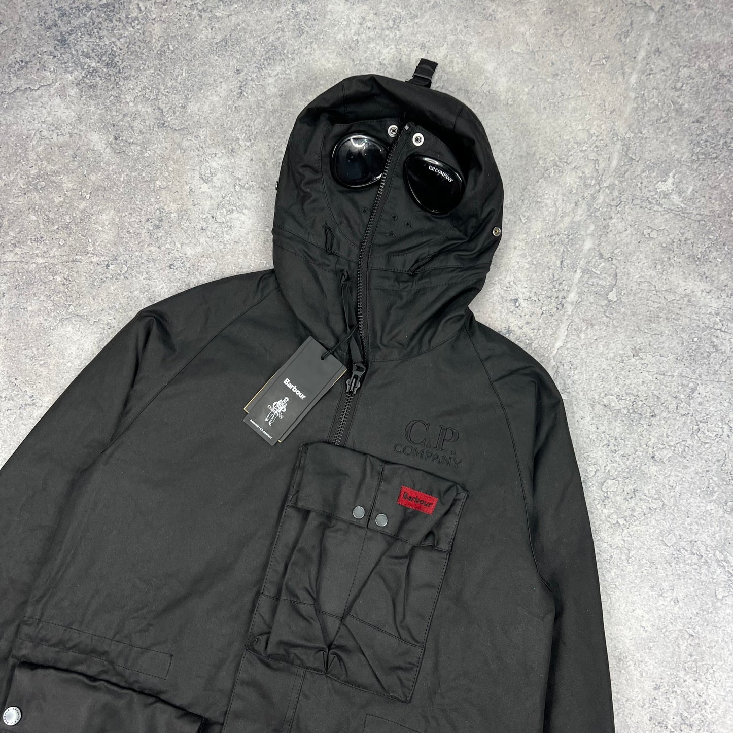 CP Company x Barbour Explorer Goggle Jacket Small 22” BNWT