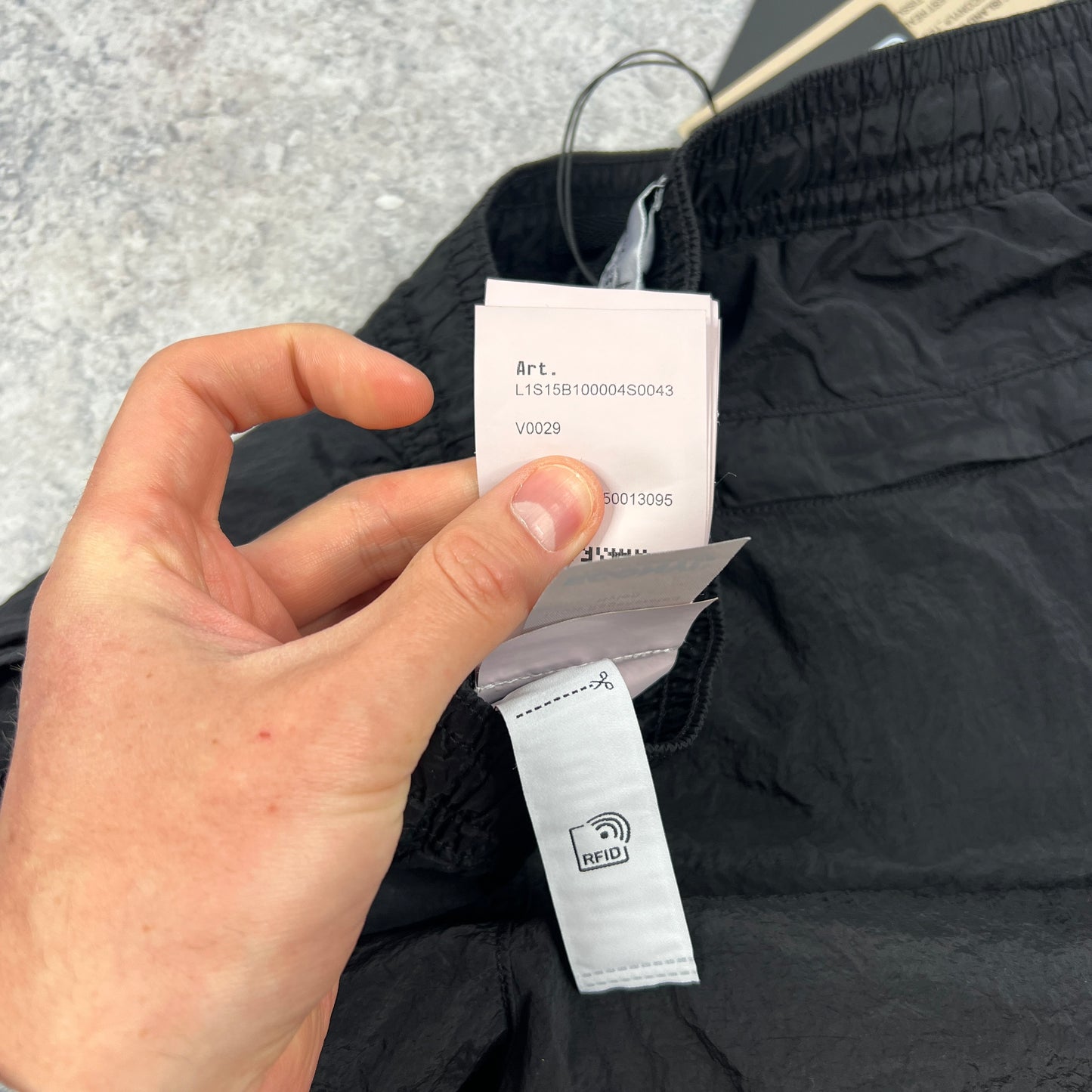 Stone Island Black Nylon Metal Swimshorts Small 30” BNWT