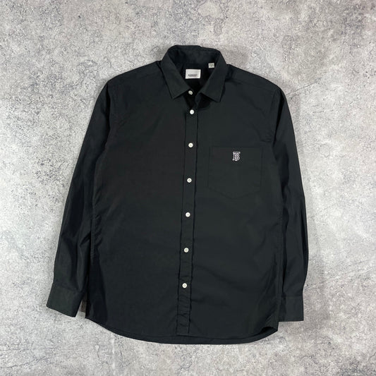 Burberry Black Shirt Medium 21”