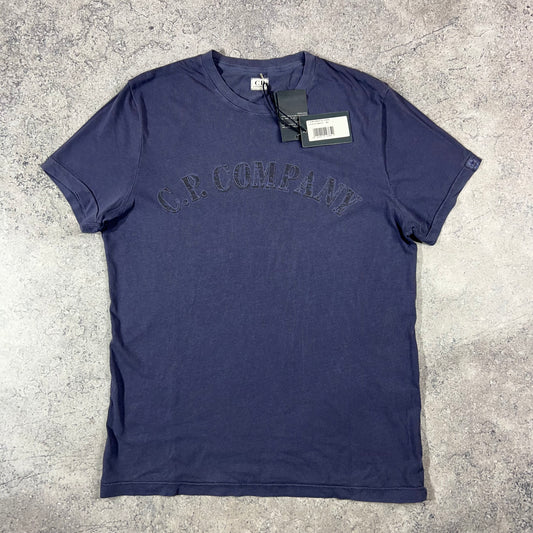 CP Company Navy Garment Dyed T-Shirt Large 21.5” BNWT