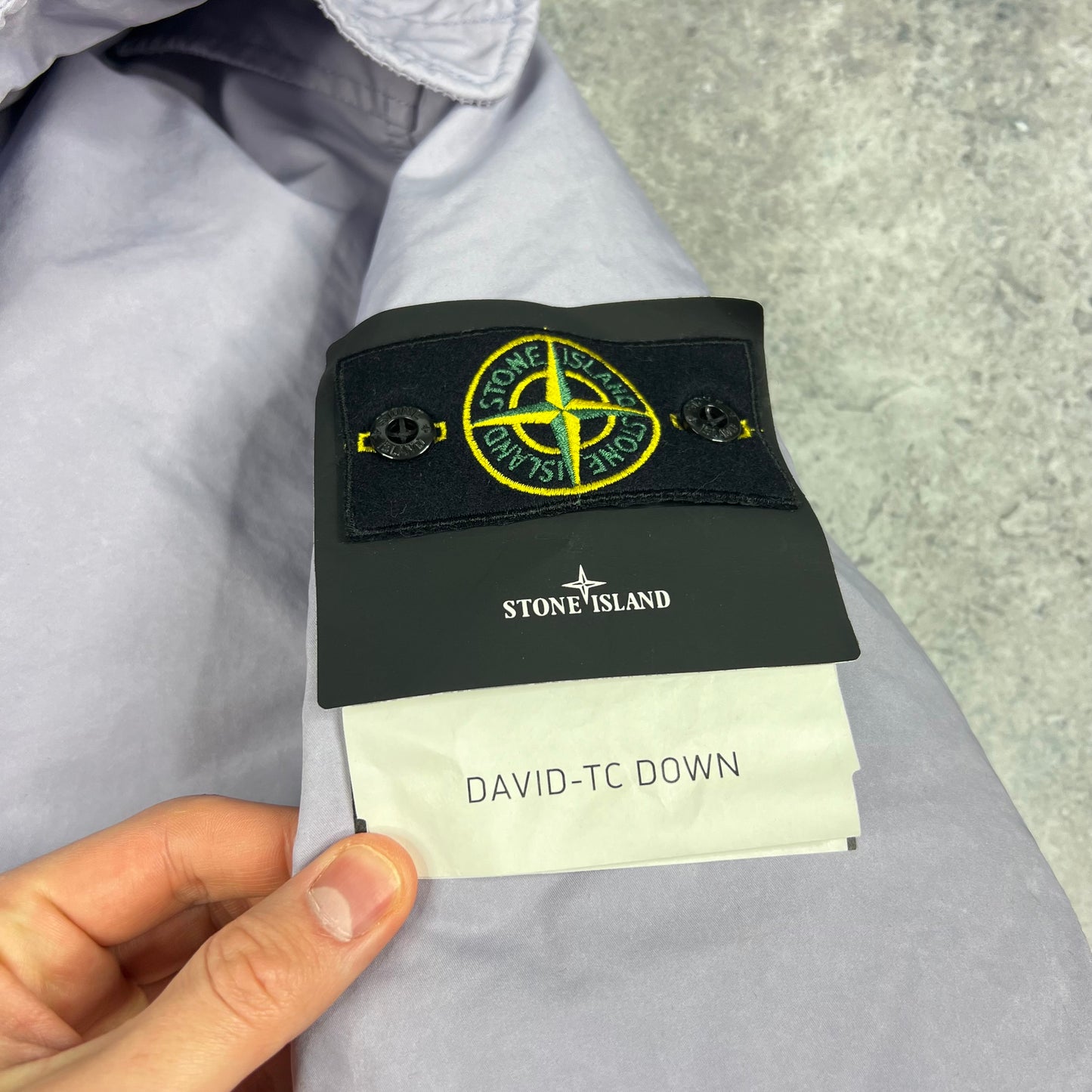 Stone Island Lilac David Down TC Jacket Large 24.5”