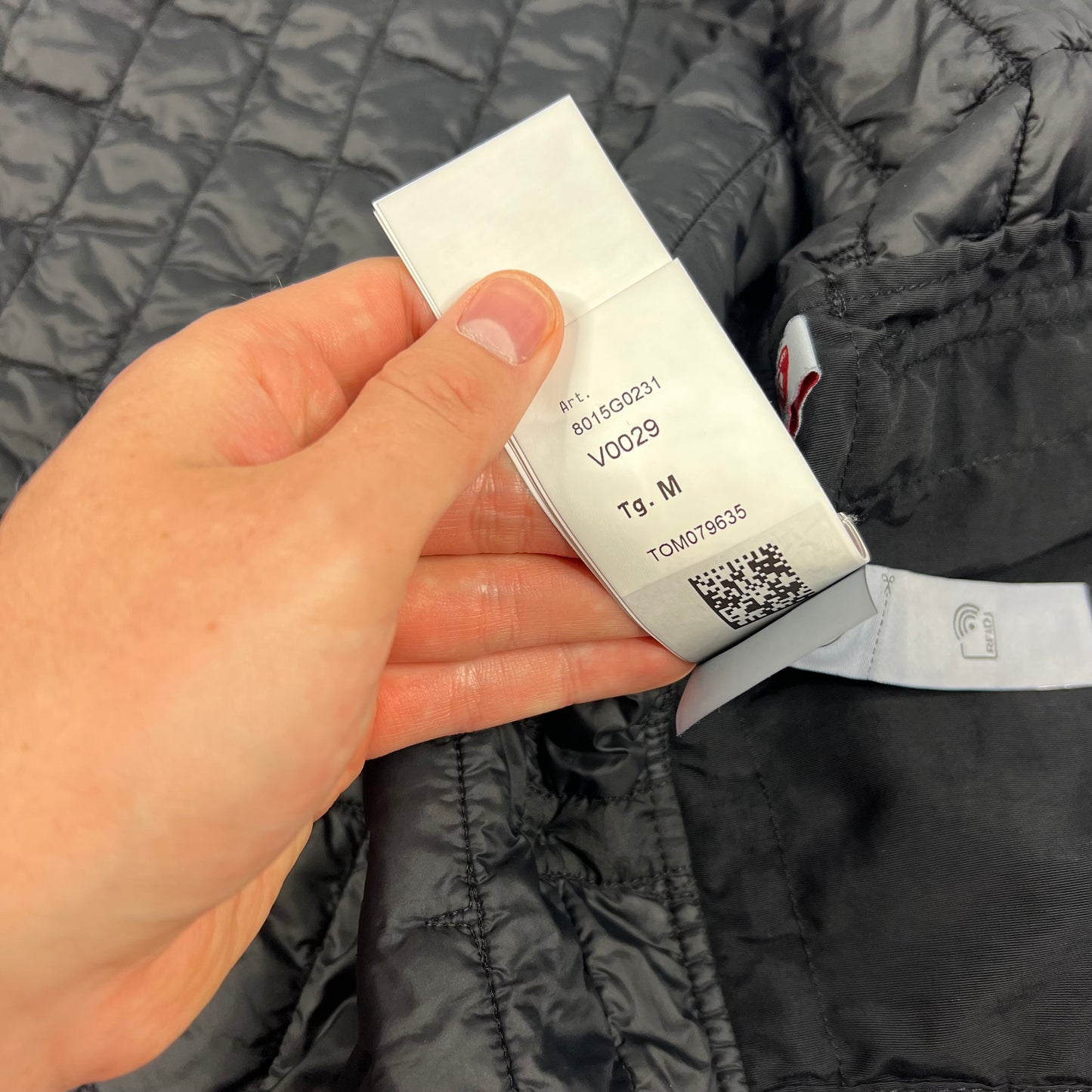 Stone Island Black Quilted Stella Primaloft Vest Medium 23.5”