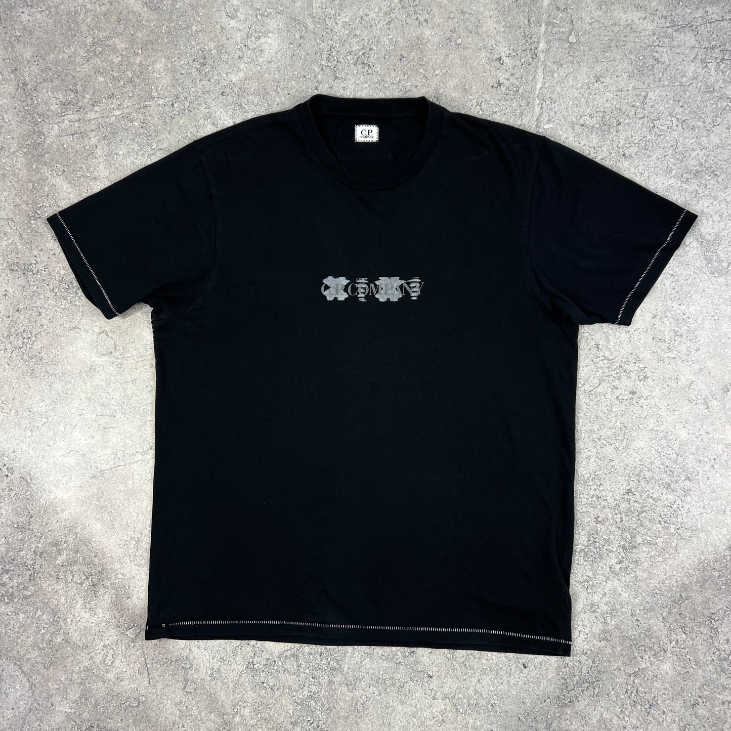 CP Company Black T-Shirt 2XL 23.75”