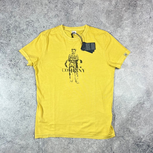 CP Company Yellow T-Shirt 21.5” BNWT