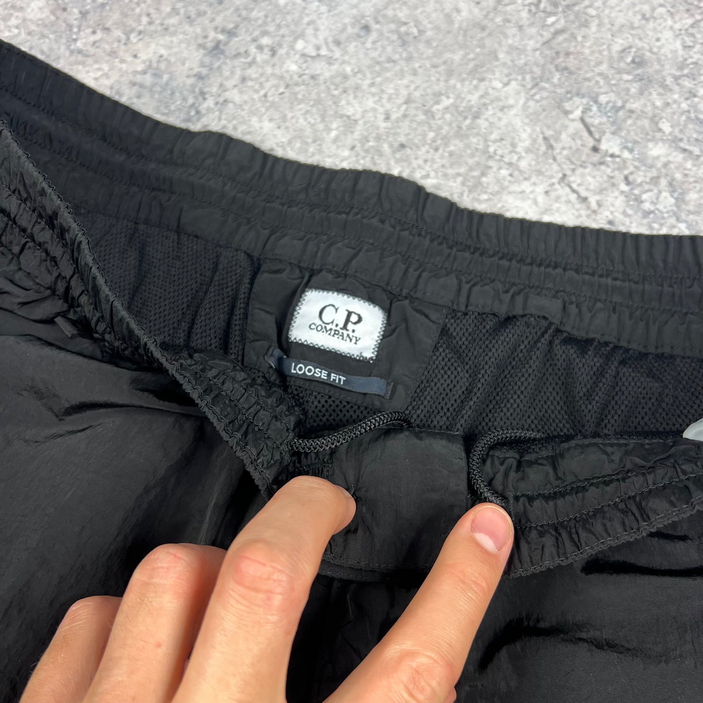 CP Company Black Chrome Lens Cargos W34”