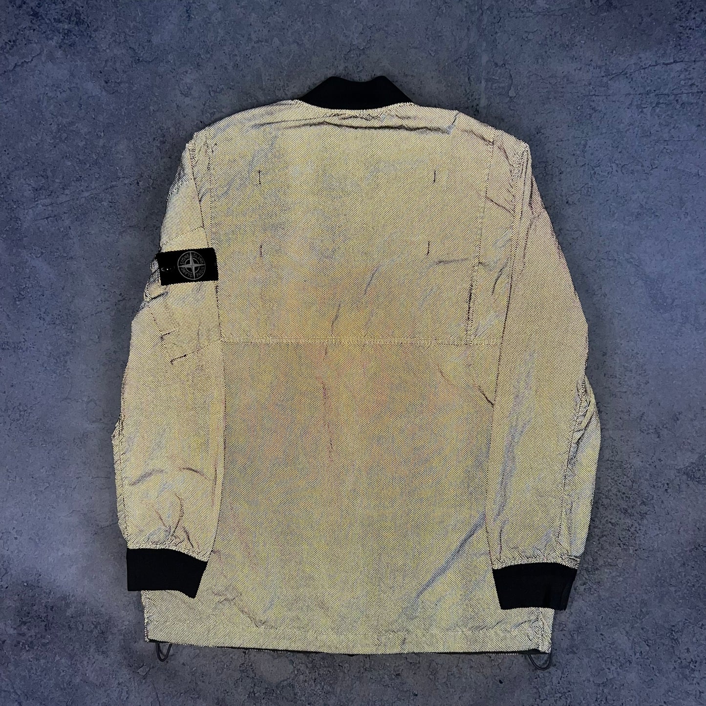 Stone Island Pixel Reflective Bomber Jacket XXL 25.25”