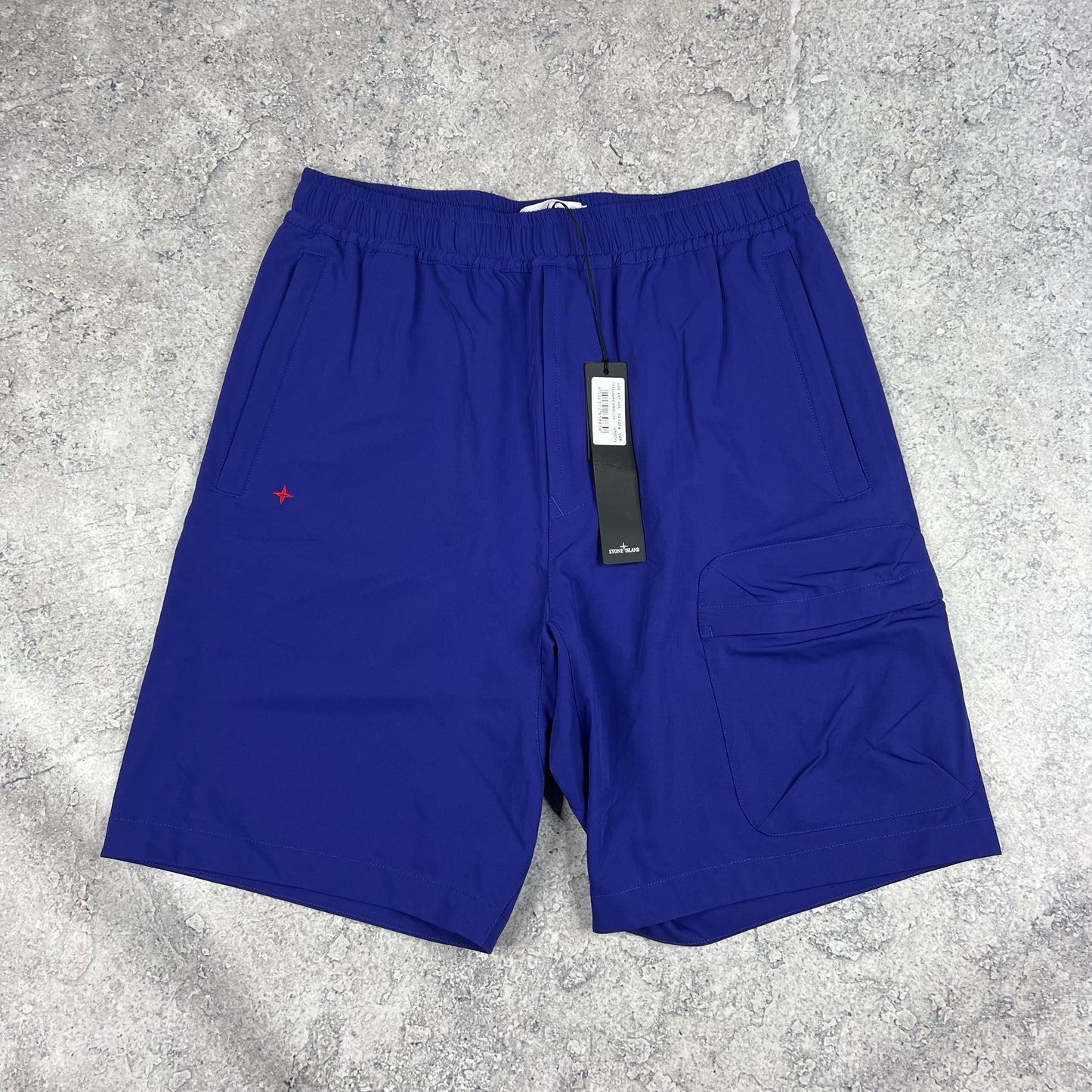 Stone Island Marina Blue Cargo Shorts W30-32” BNWT