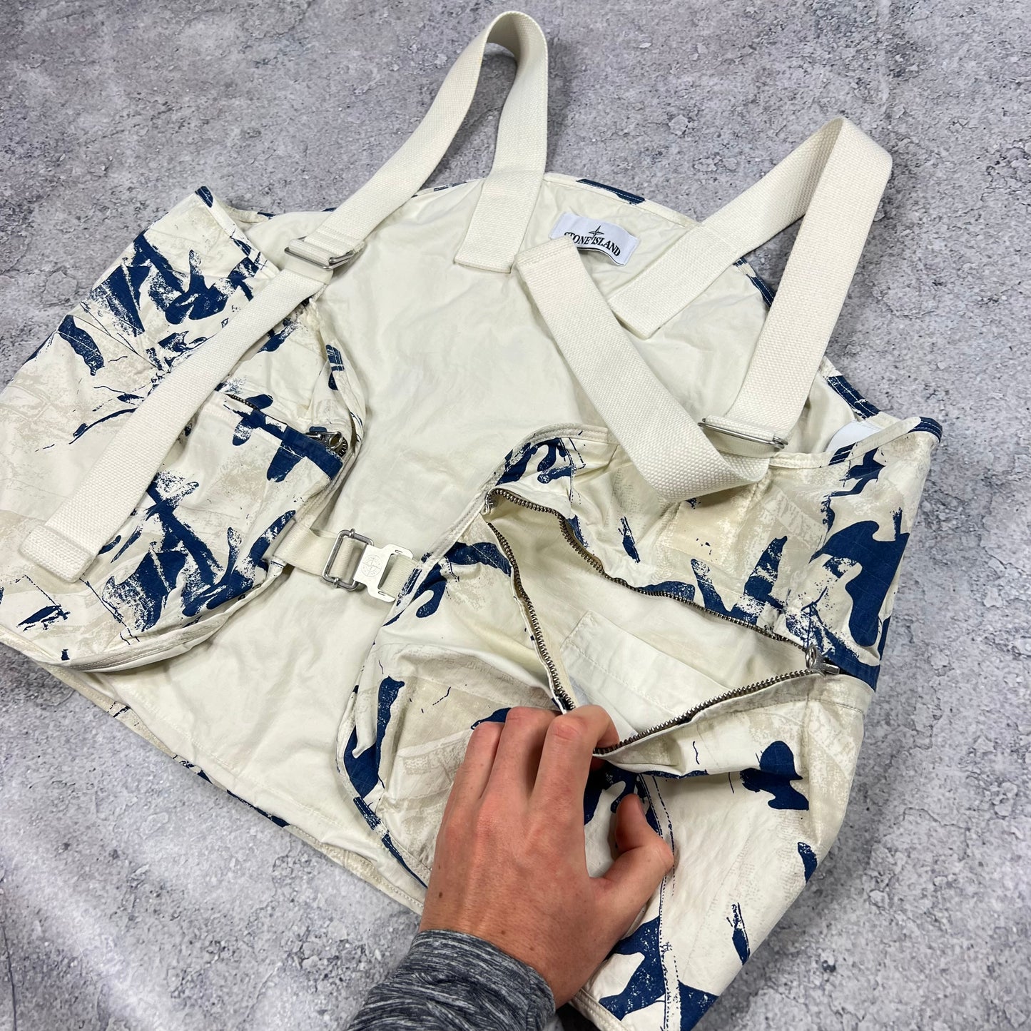 Stone Island Scan Camo Vest One Size