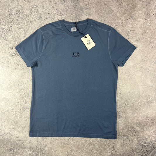 CP Company Blue Logo T-Shirt Large 21.25” BNWT
