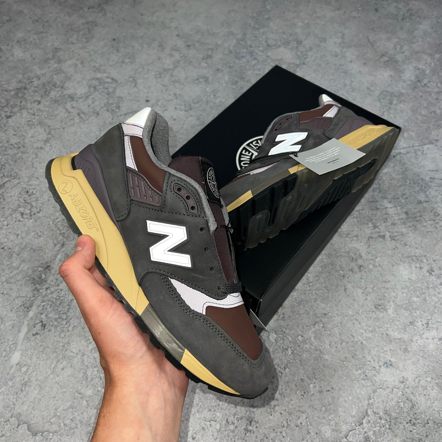 Stone Island x New Balance 998 Trainers BNIB