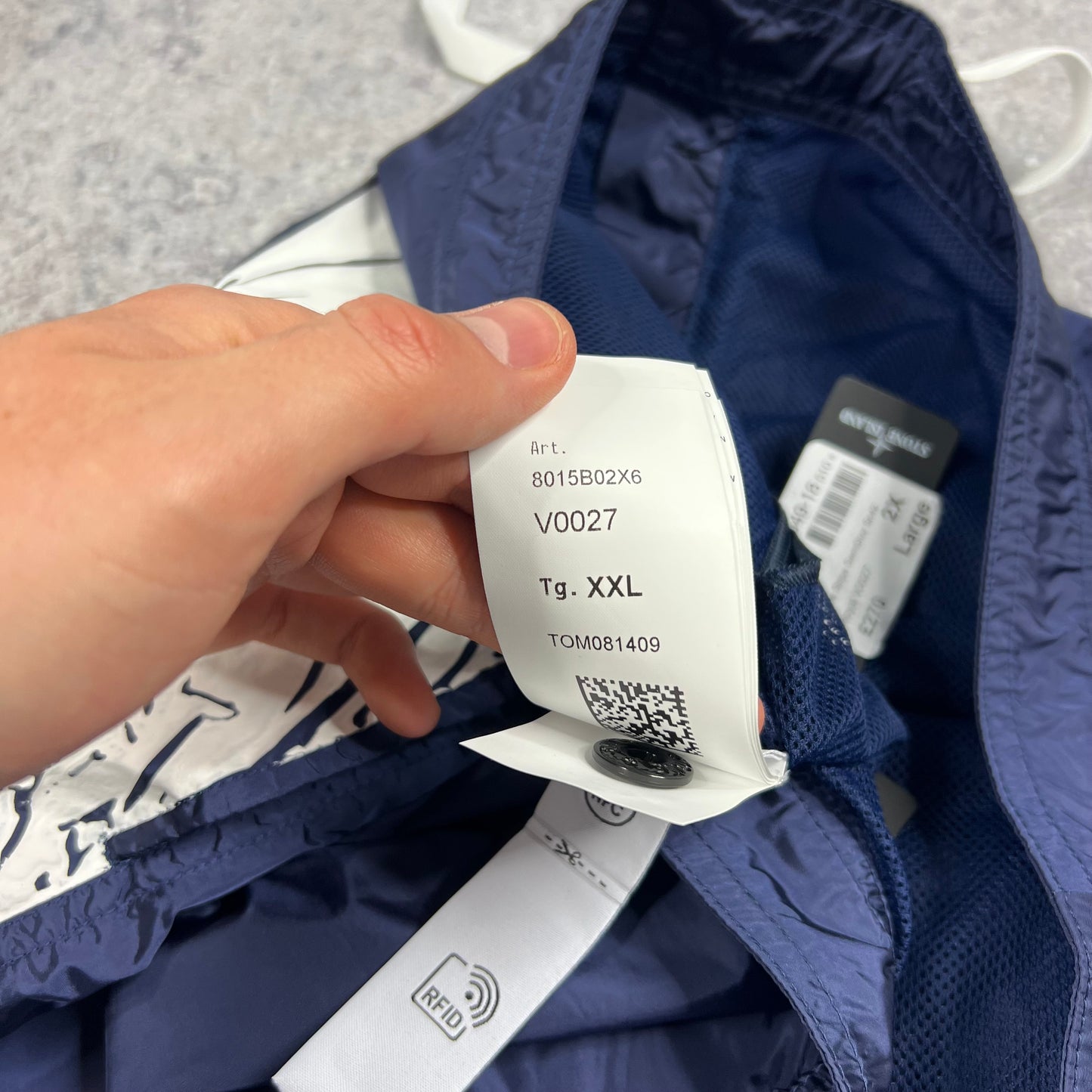 Stone Island Navy Marina Nylon Swimshorts XXL 38-40” BNWT