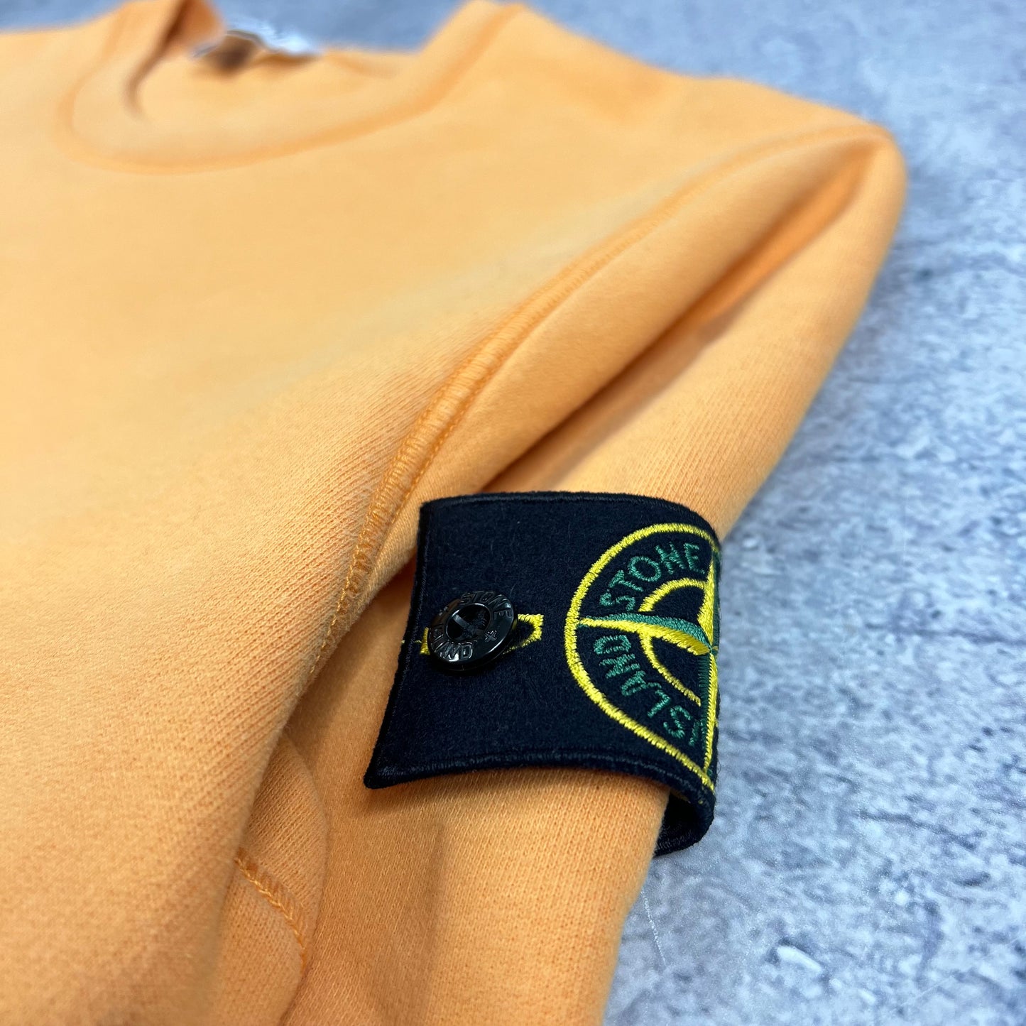 Stone Island Orange Sweatshirt Large 23.25”