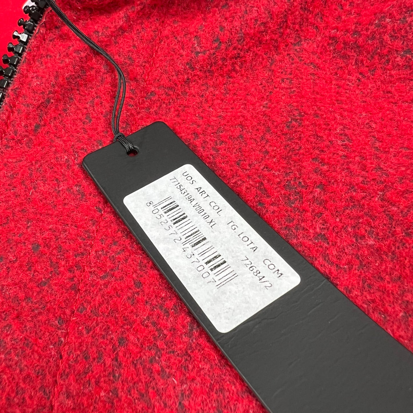 Stone Island Red Needle Punched Reflective Jacket XL 24.5” BNWT
