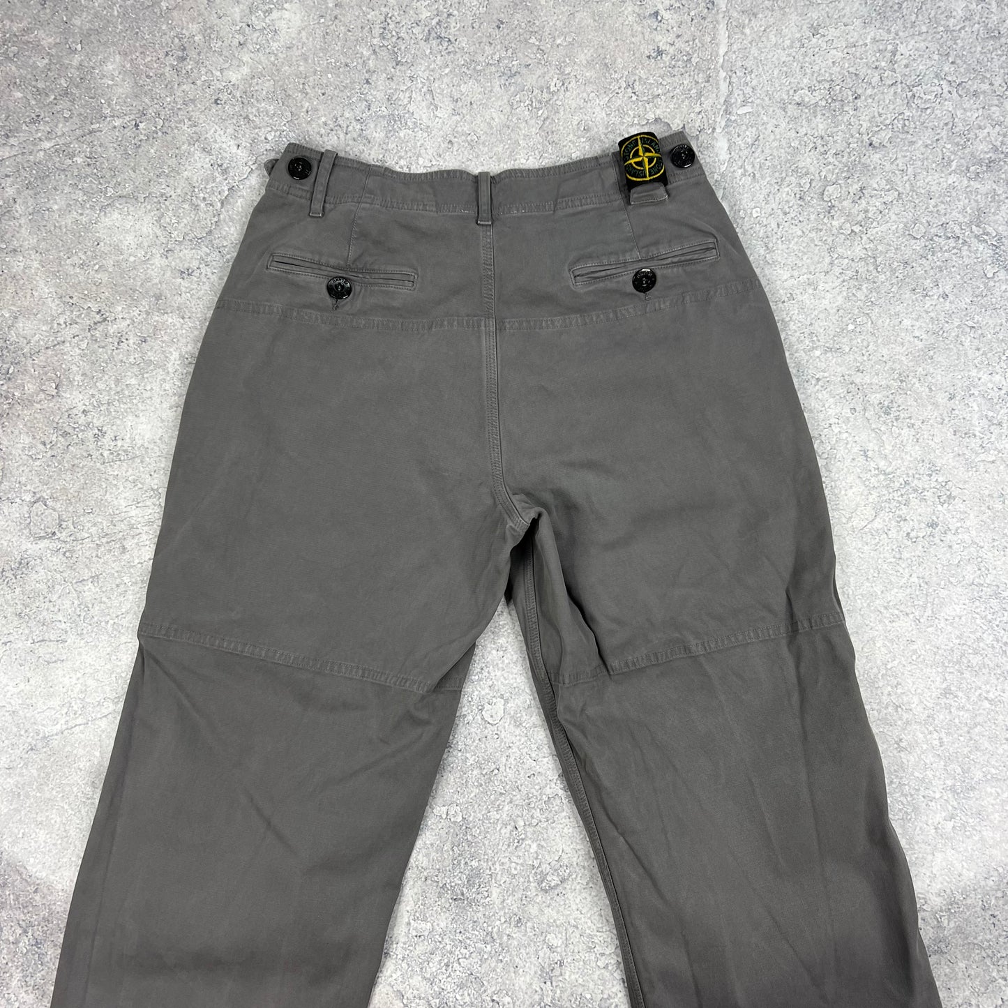 Stone Island Grey Cotton Trousers 29-30”