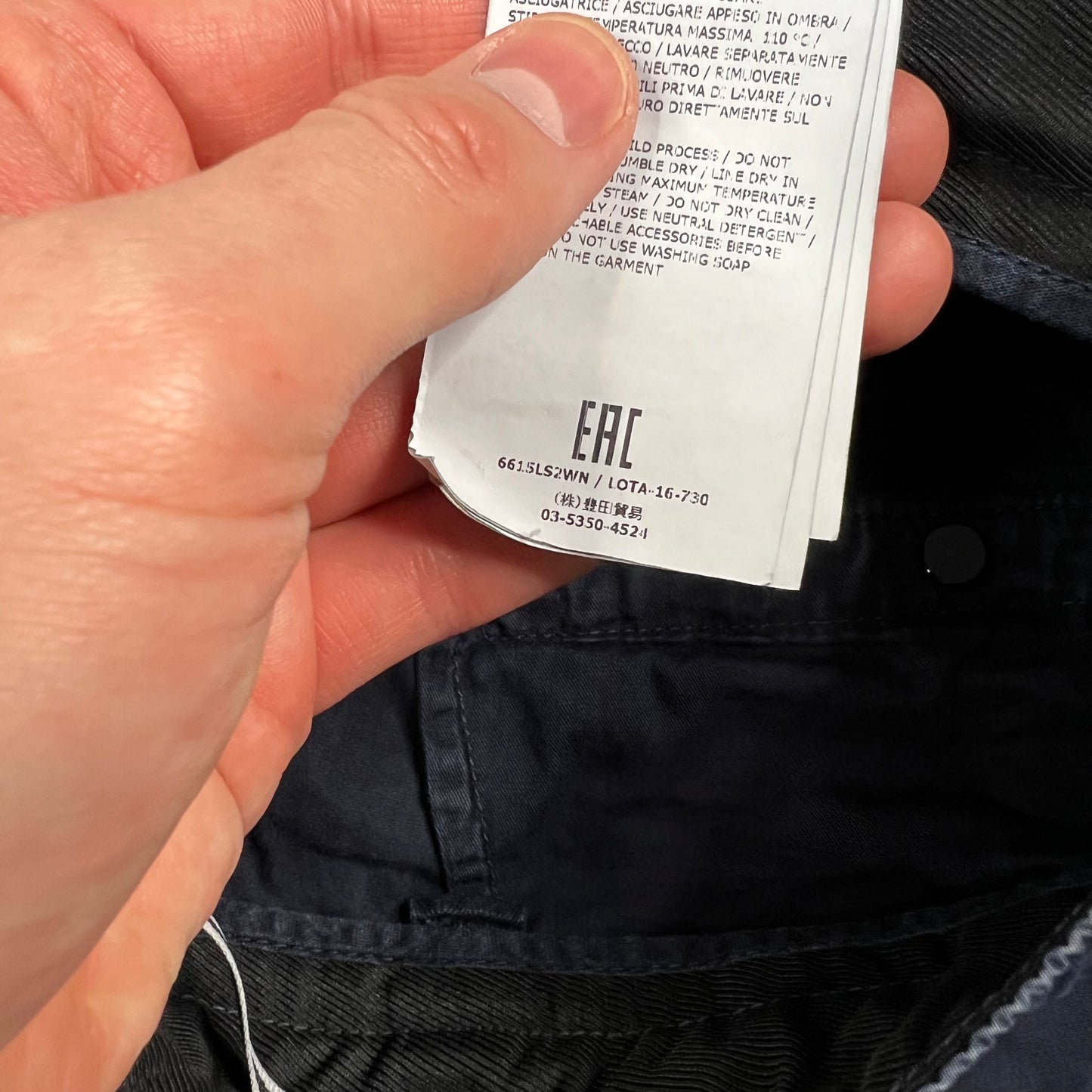 Stone Island Navy Cargo Shorts W34”