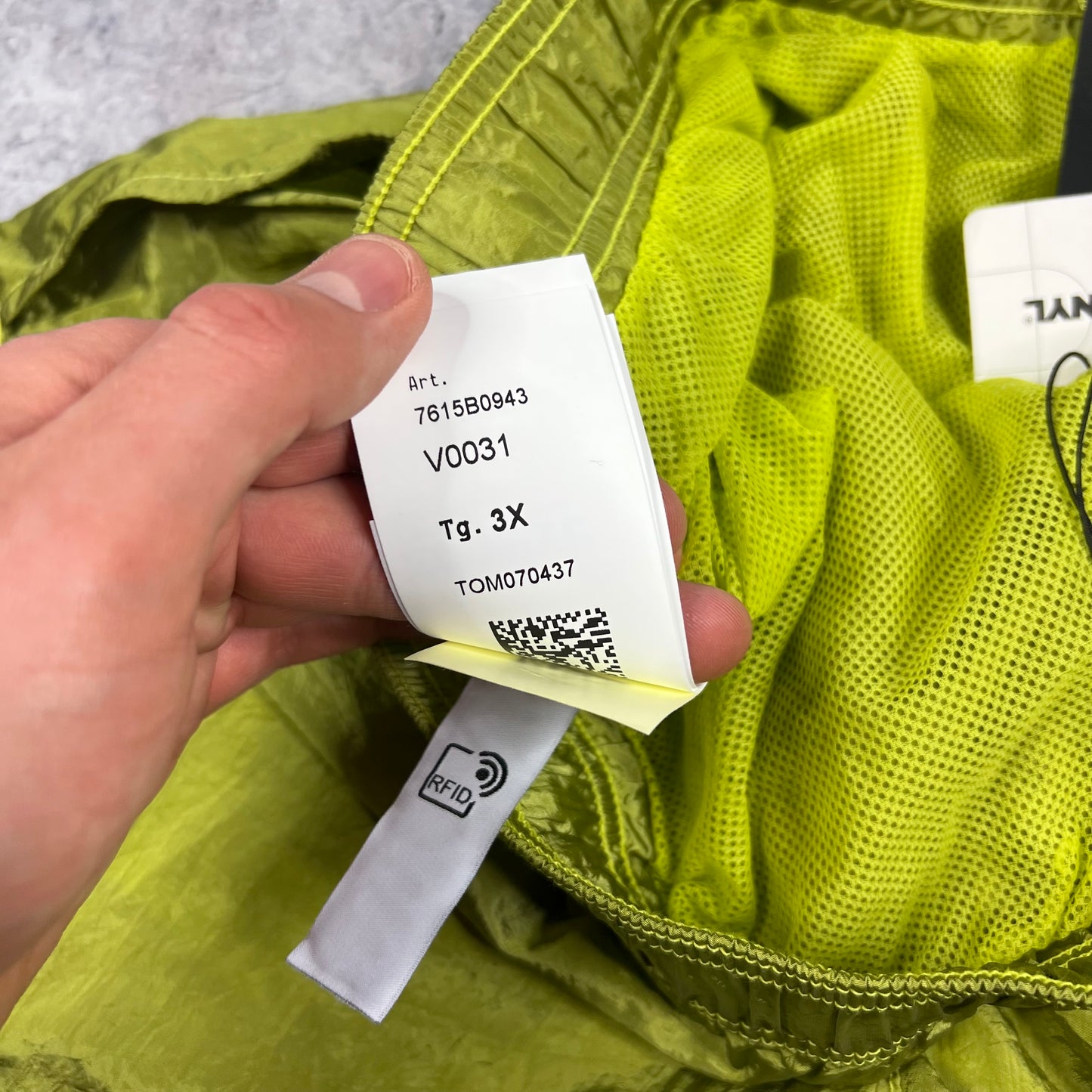 Stone Island Lime Nylon Metal Swimshorts 3XL 36-38” BNWT