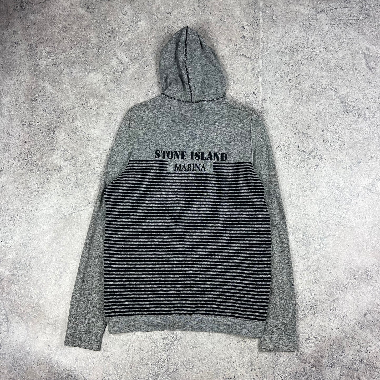 Stone Island Marina Knit Hoodie Large 20.75”